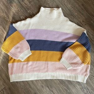 American Eagle Outfitters knit striped sweater